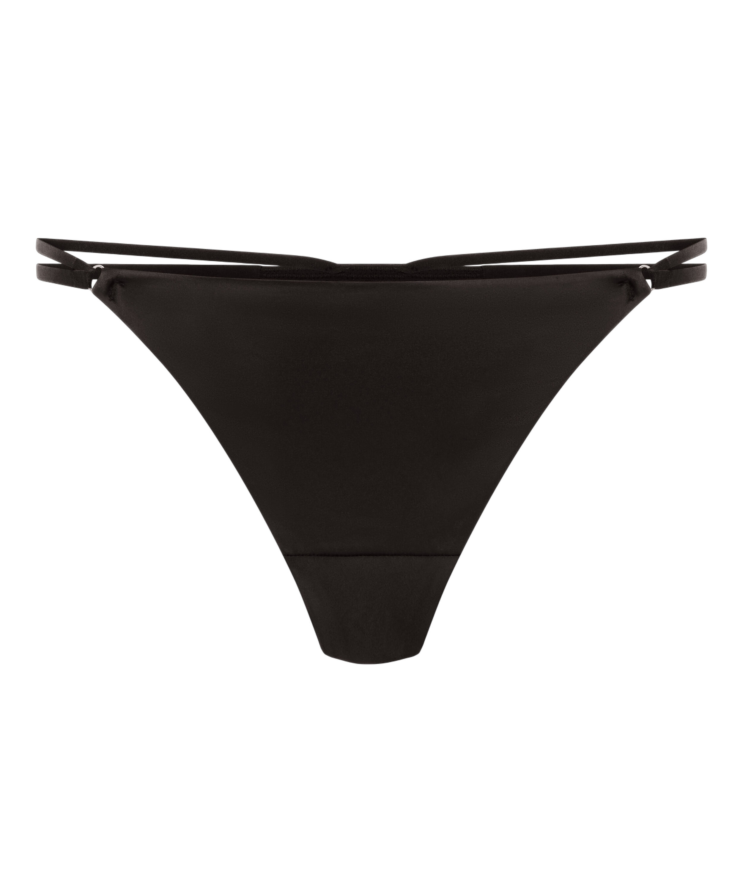 Hilton Highleg Thong, Black