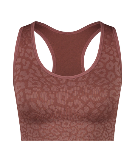 HKMX Seamless Sports Bra, Pink