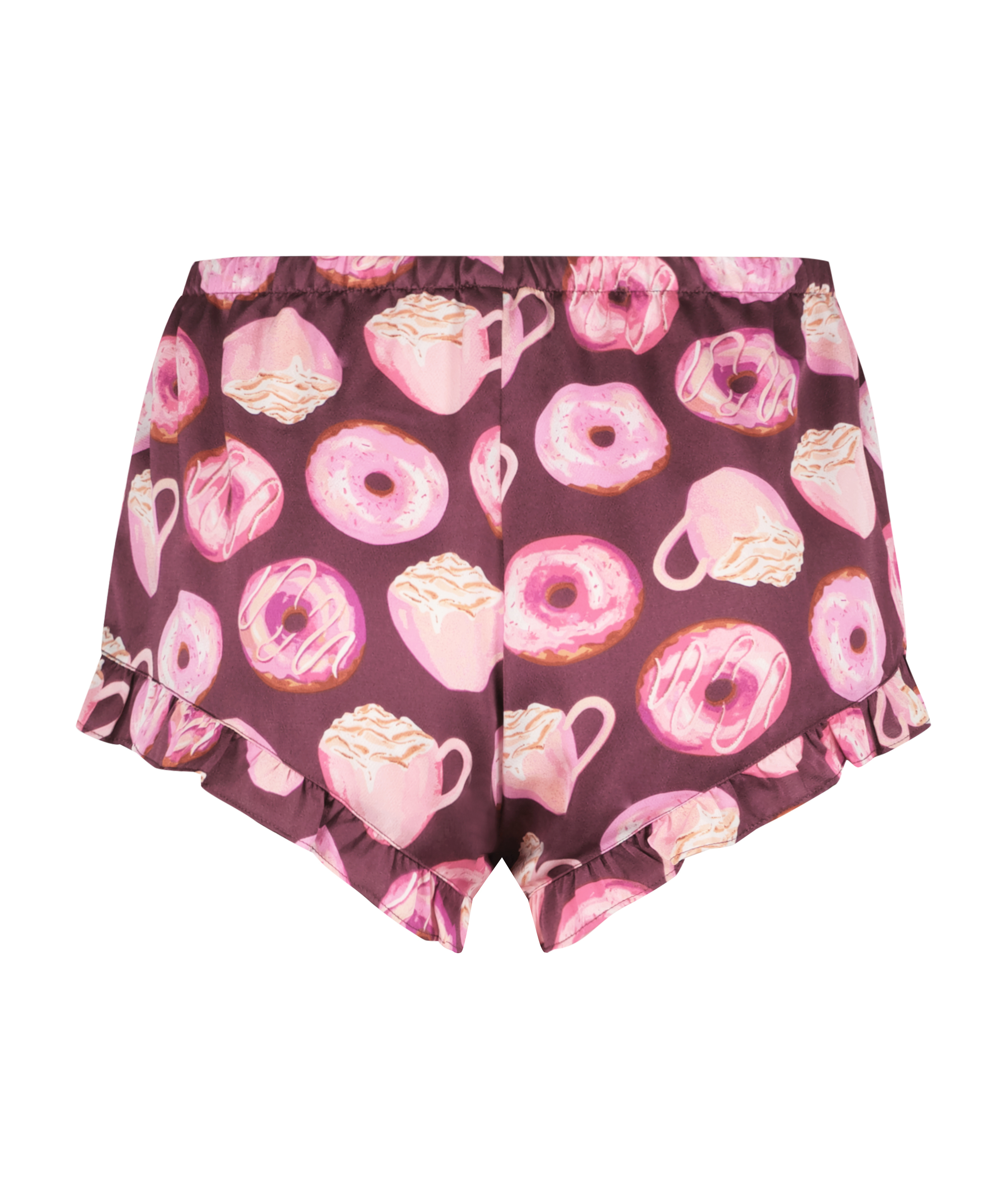 Satin Shorts, Purple, main