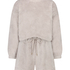 Fleece Pyjama Set, Grey