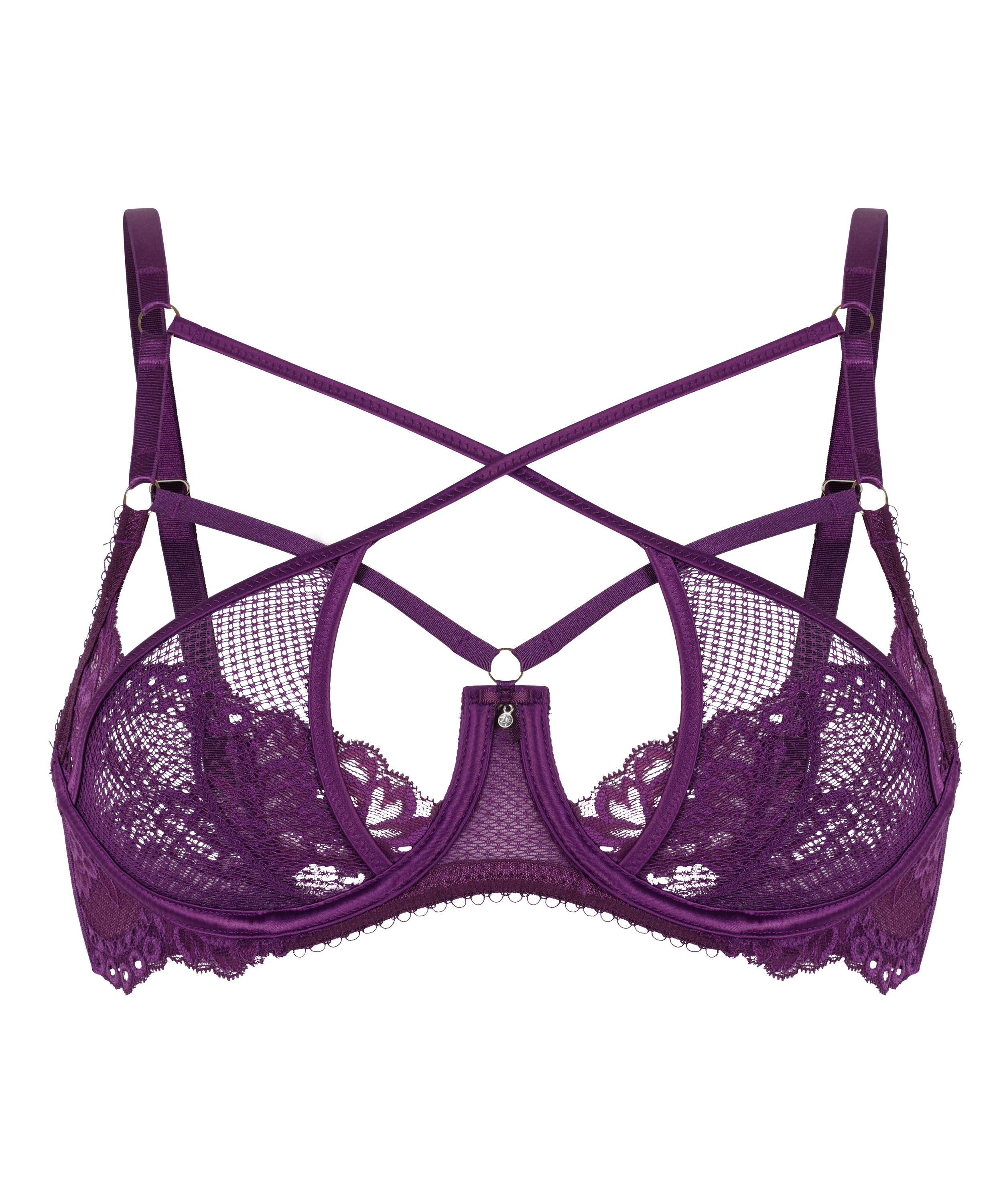 Anna Non-Padded Underwired Bra, Purple, main