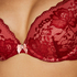 Theresa Padded Underwired Push-Up Bra, Red