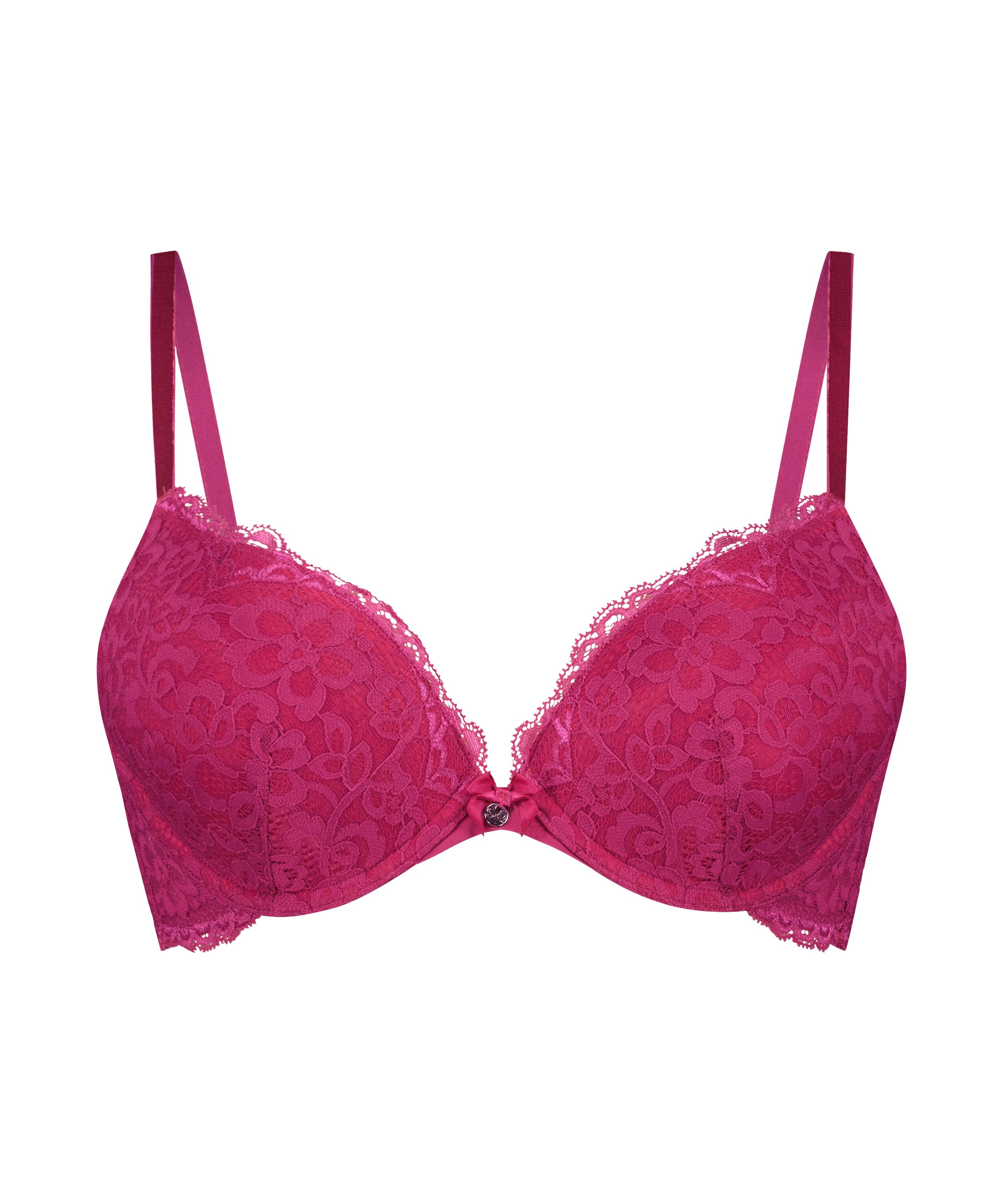 Marine Padded Underwired Push-Up Bra, Pink