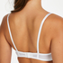 Leyla padded underwired bra, White