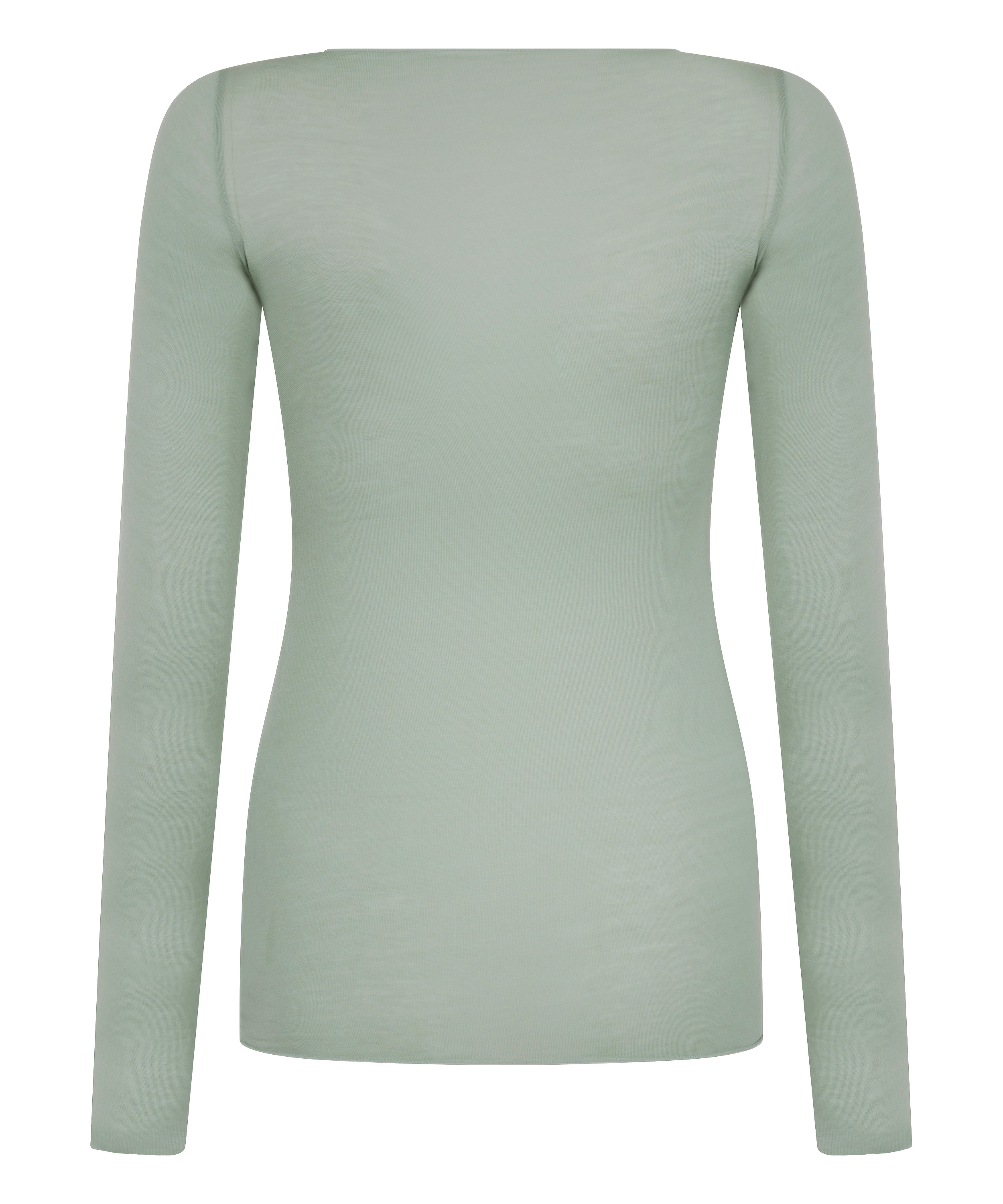 super soft Boatneck shirt with Cashmere, Green, main