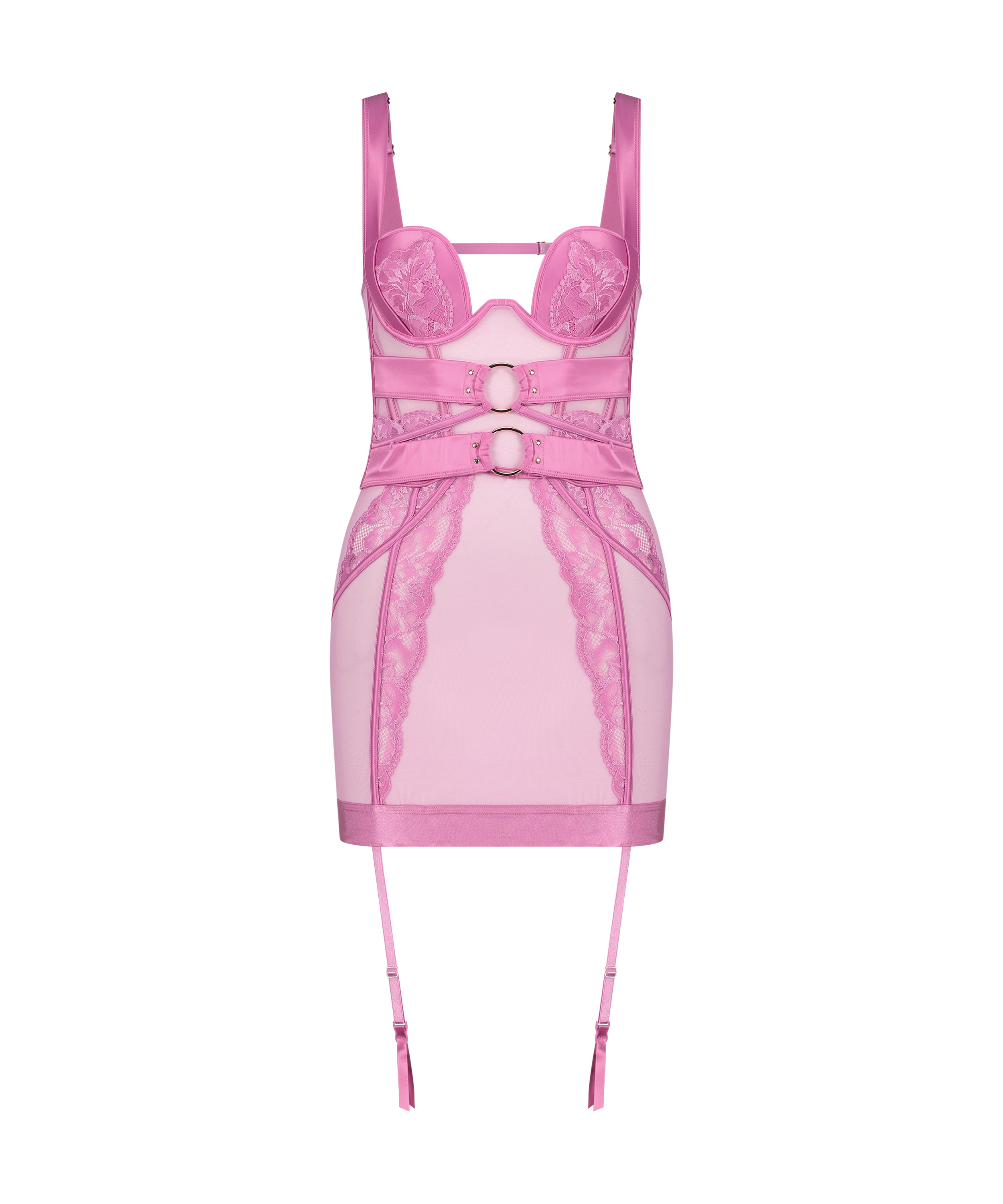 Elsa Slip Dress, Pink, main