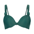 Luxe padded push-up bikini top Cup A - E, Green