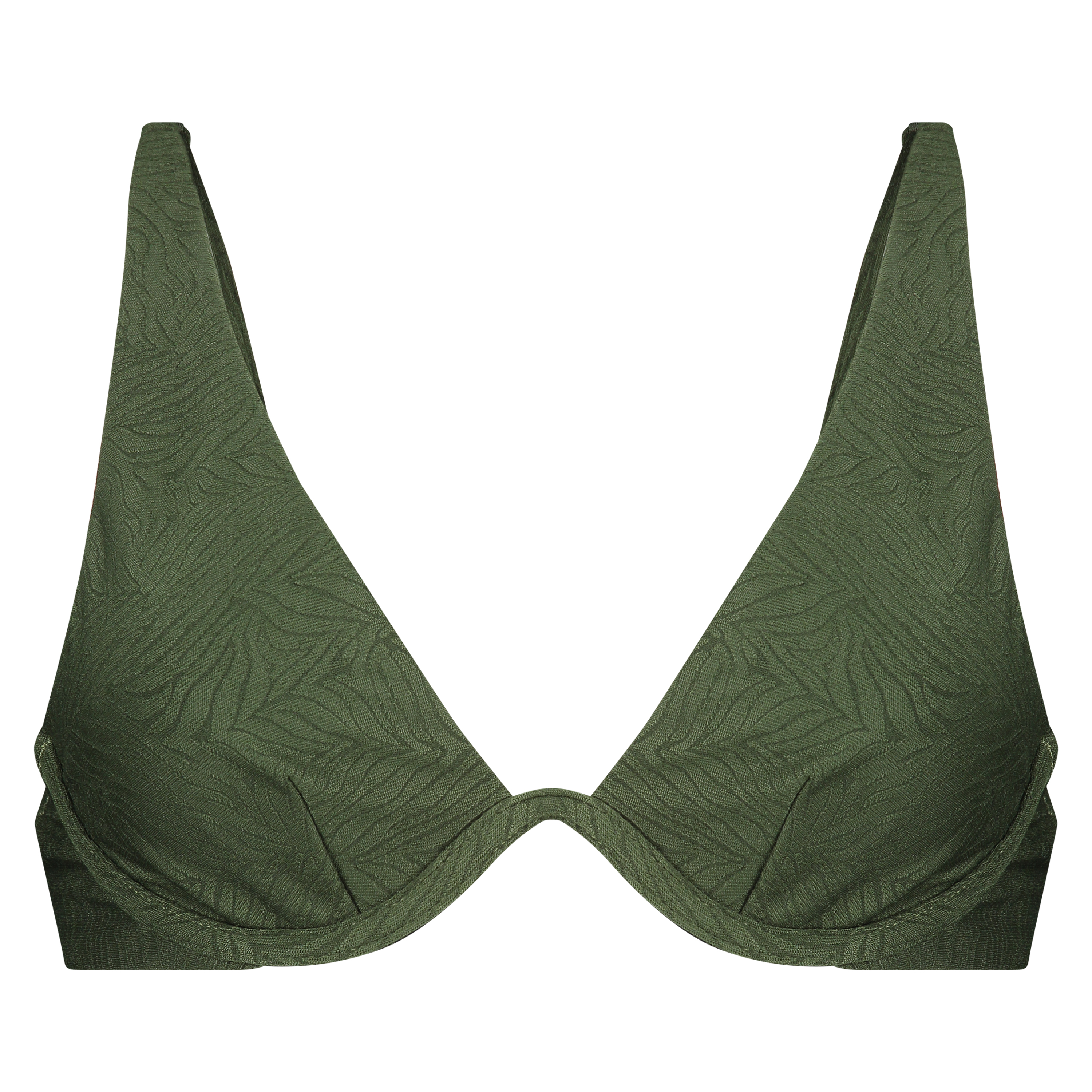 Bayside Non-padded Underwired Bikini Top Doutzen, Green, main