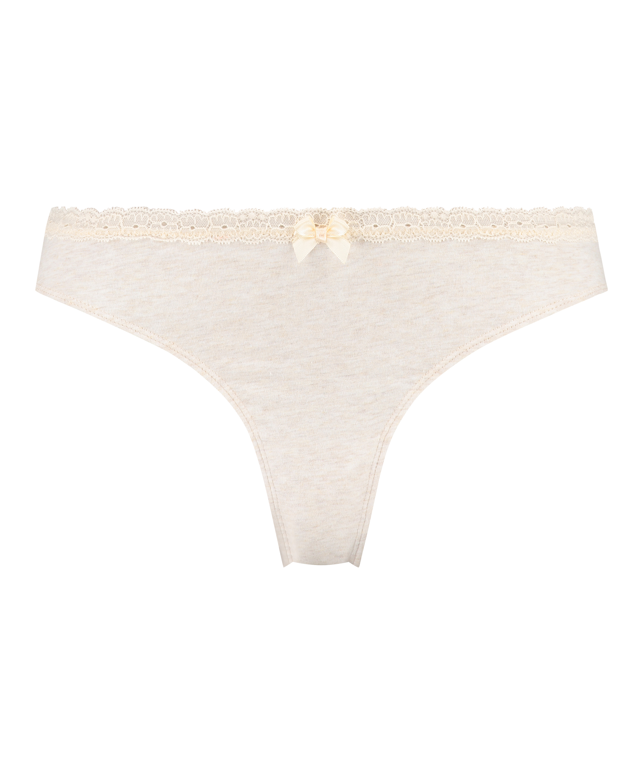 Cotton thong, Beige, main
