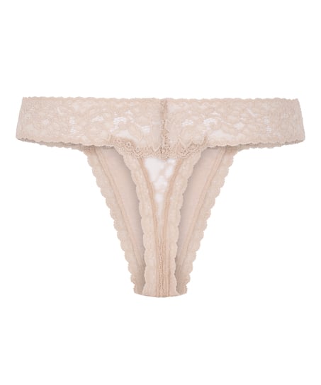 Madison Thong, Beige