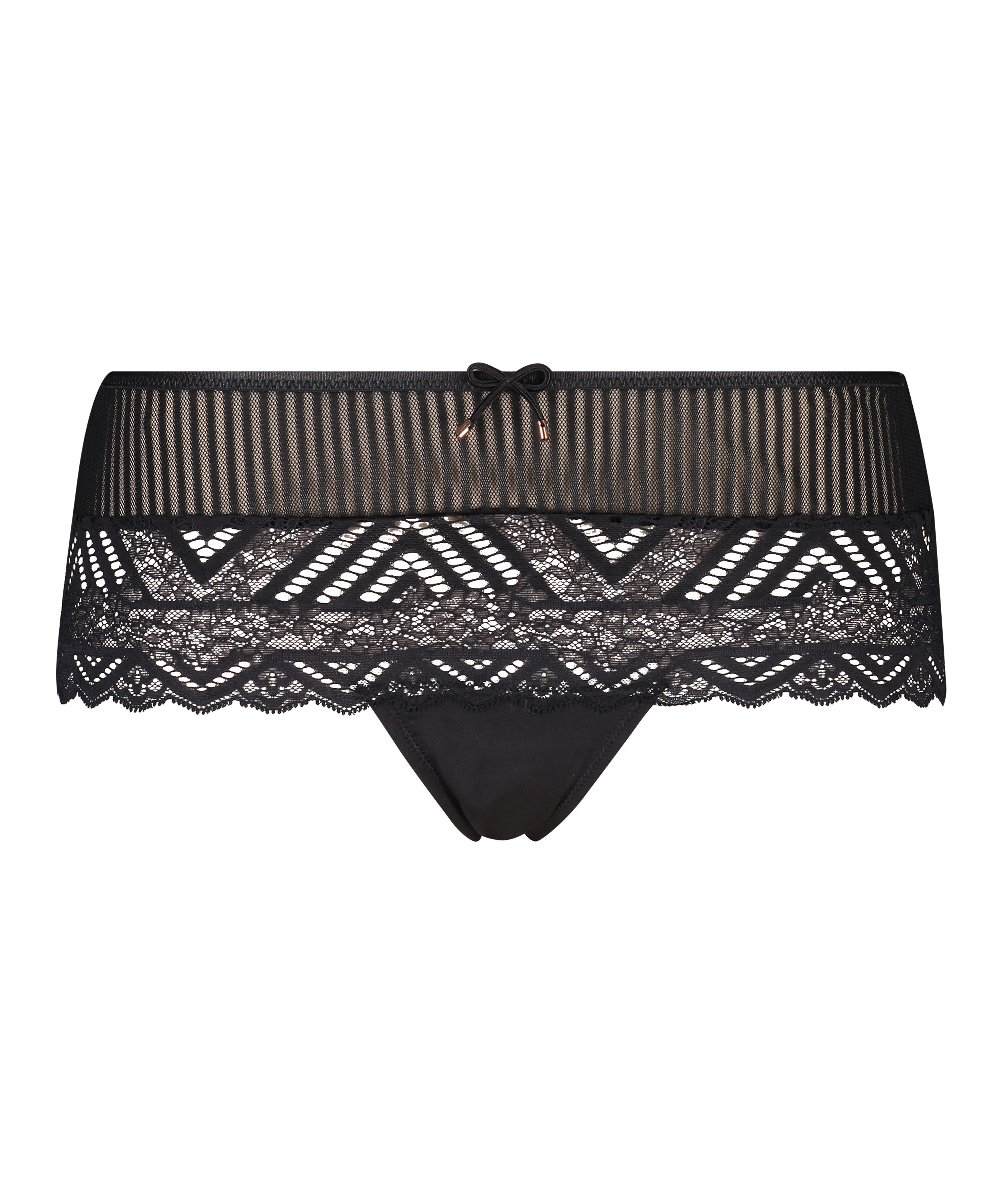 Lenix high thong boxers I AM Danielle, Black, main