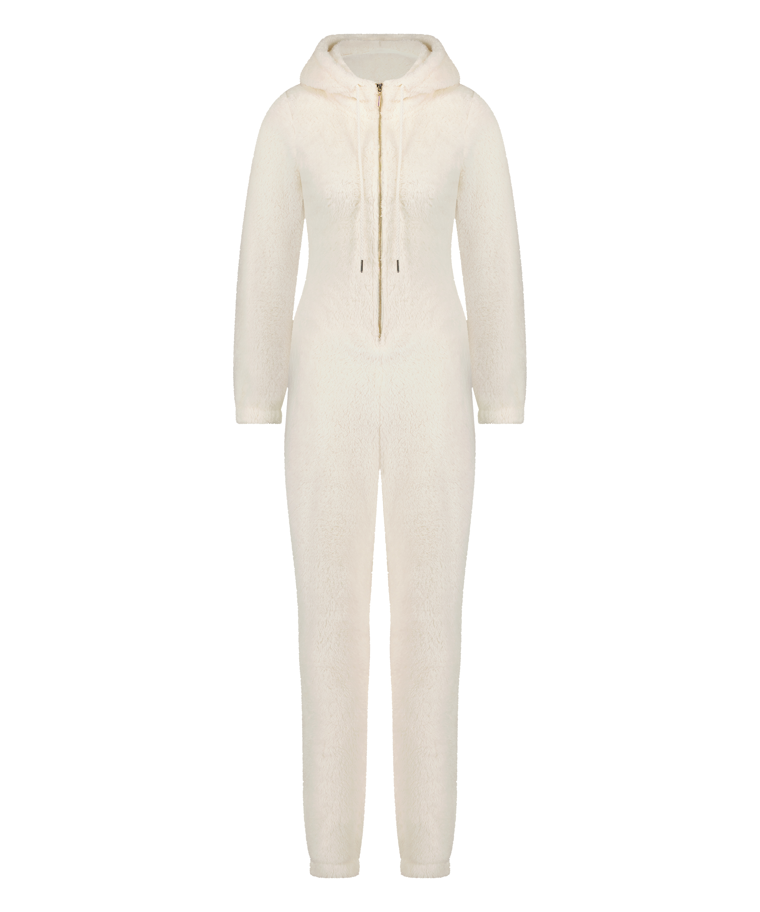 Fleece Onesie, White, main