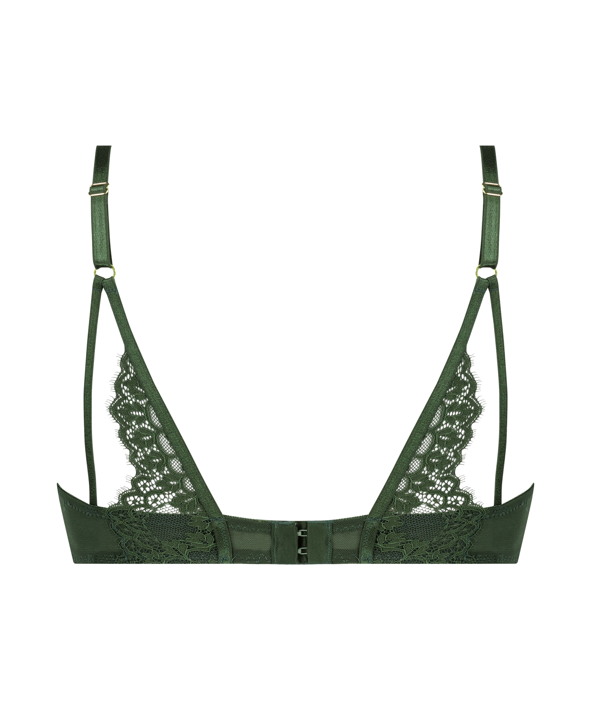 Miley padded non-underwired bra, Green, main