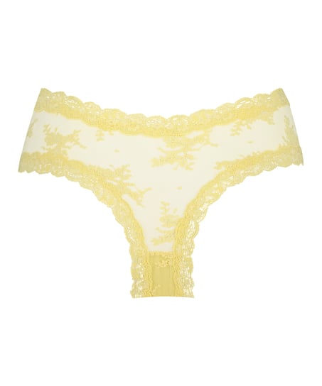 V-shape Mesh Brazilian, Yellow