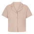 Essential Jersey Short-Sleeved Jacket, Beige