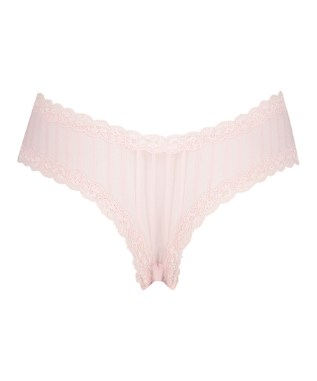 V-shape Mesh Brazilian, Pink