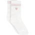 Cotton Crew Socks, White