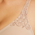 Non-Padded Underwired Minimizer Bra, Beige