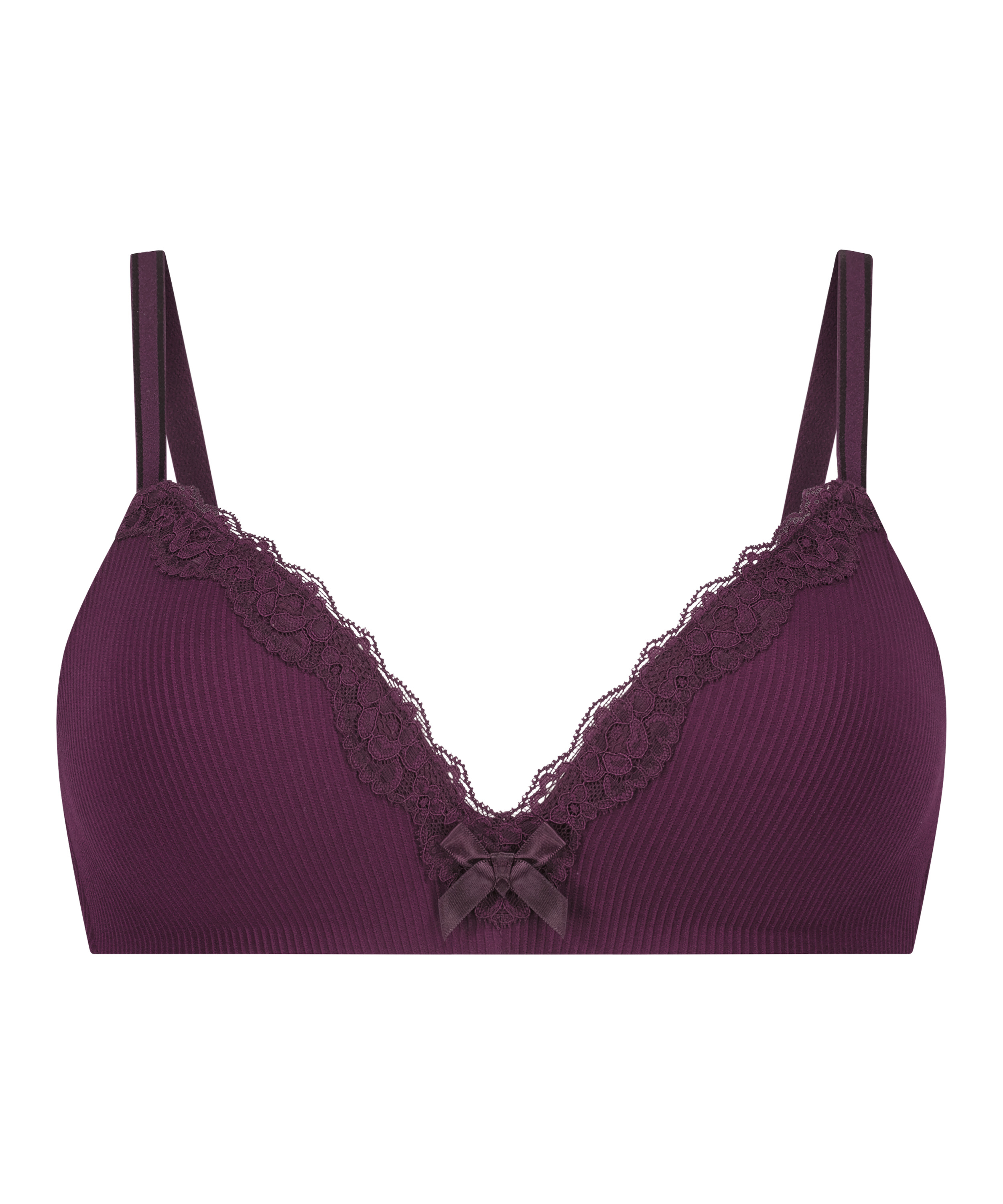 Lola Padded Non-Wired Bra, Purple, main