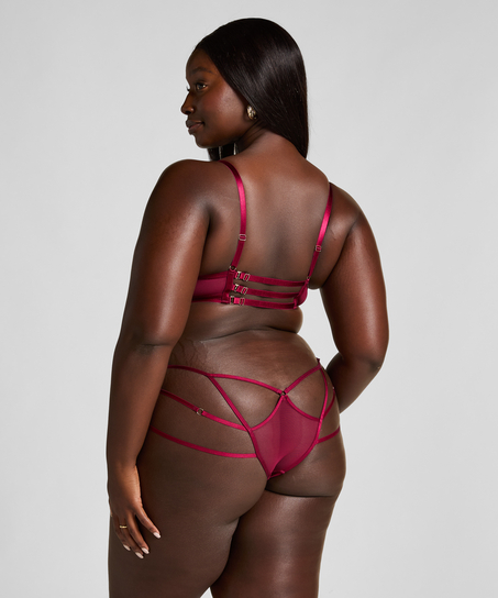 Jacky Open Crotch Brazilian, Red