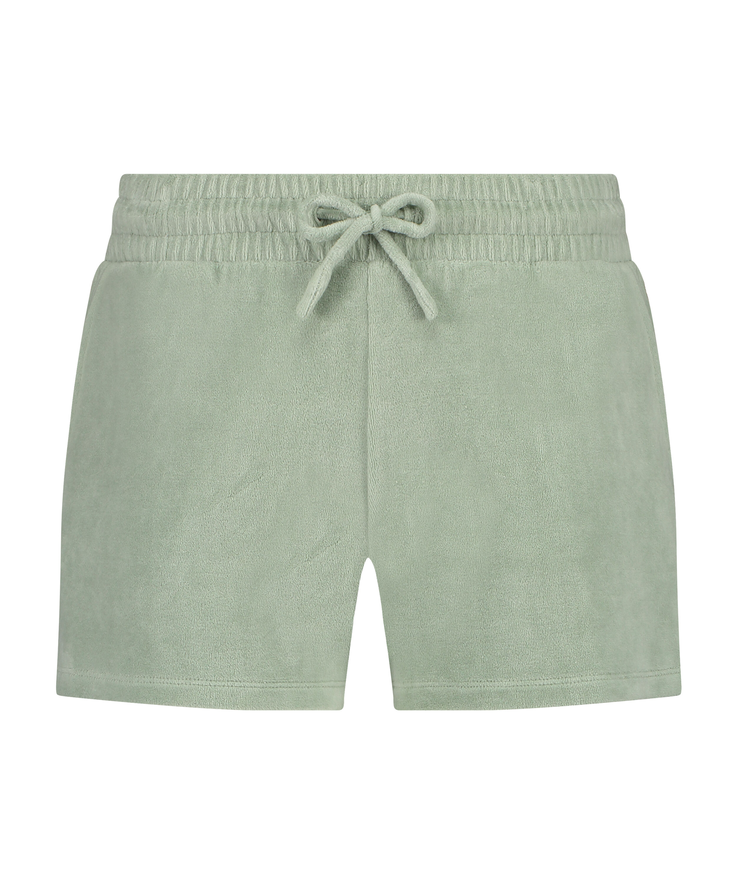 Velvet Pocket shorts, Green