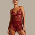 Delphine Lace Cami, Red