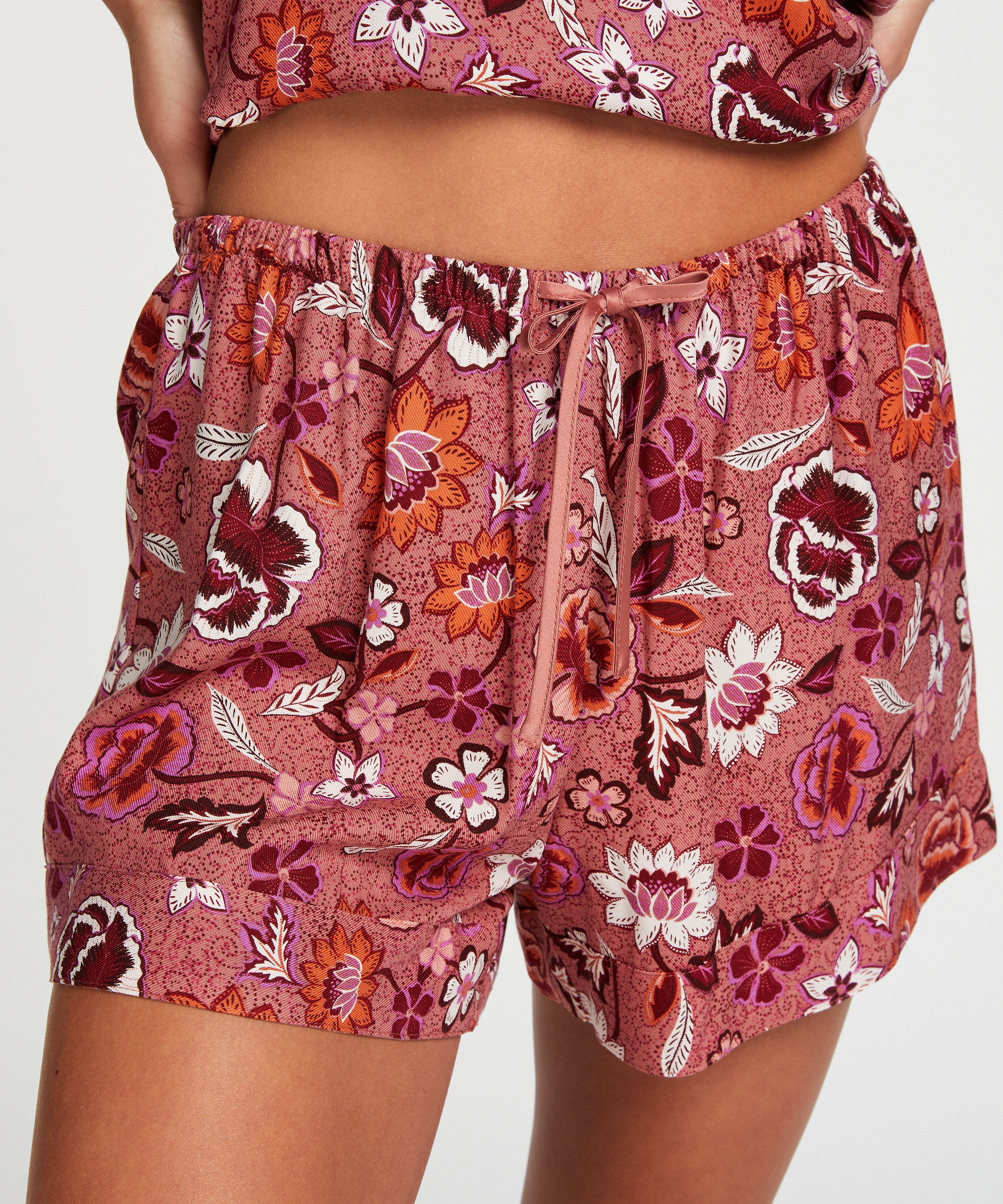 Pyjama Shorts, Pink, main