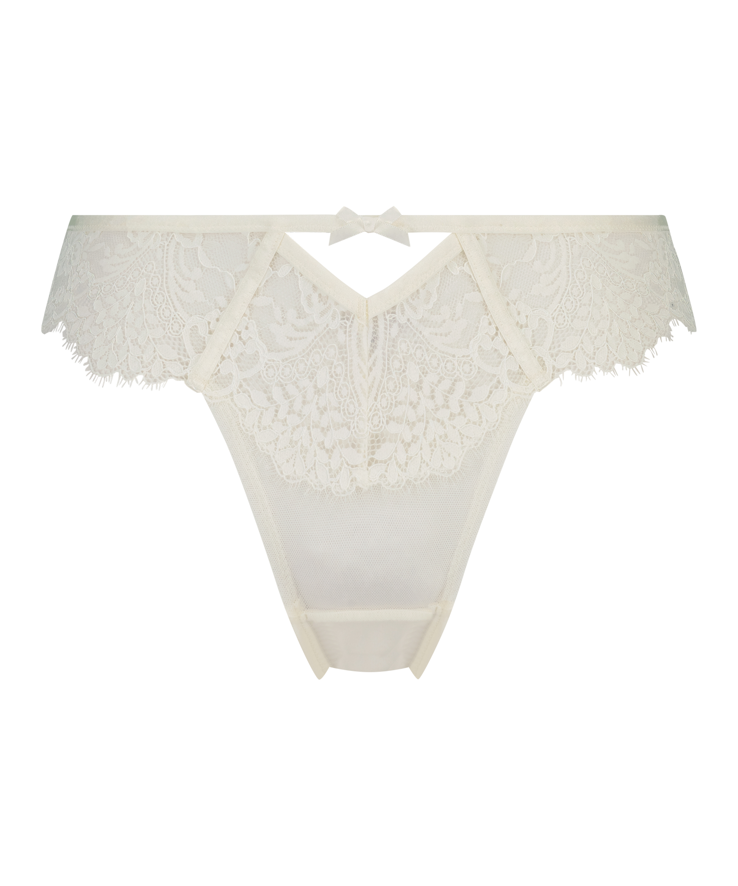 Chlo High Leg Brazilian, White, main