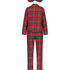 Twill Check Pyjama Set, Red
