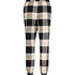 Twill Check pyjama bottoms, Black