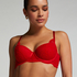 Pippa Padded Underwired Bra, Red