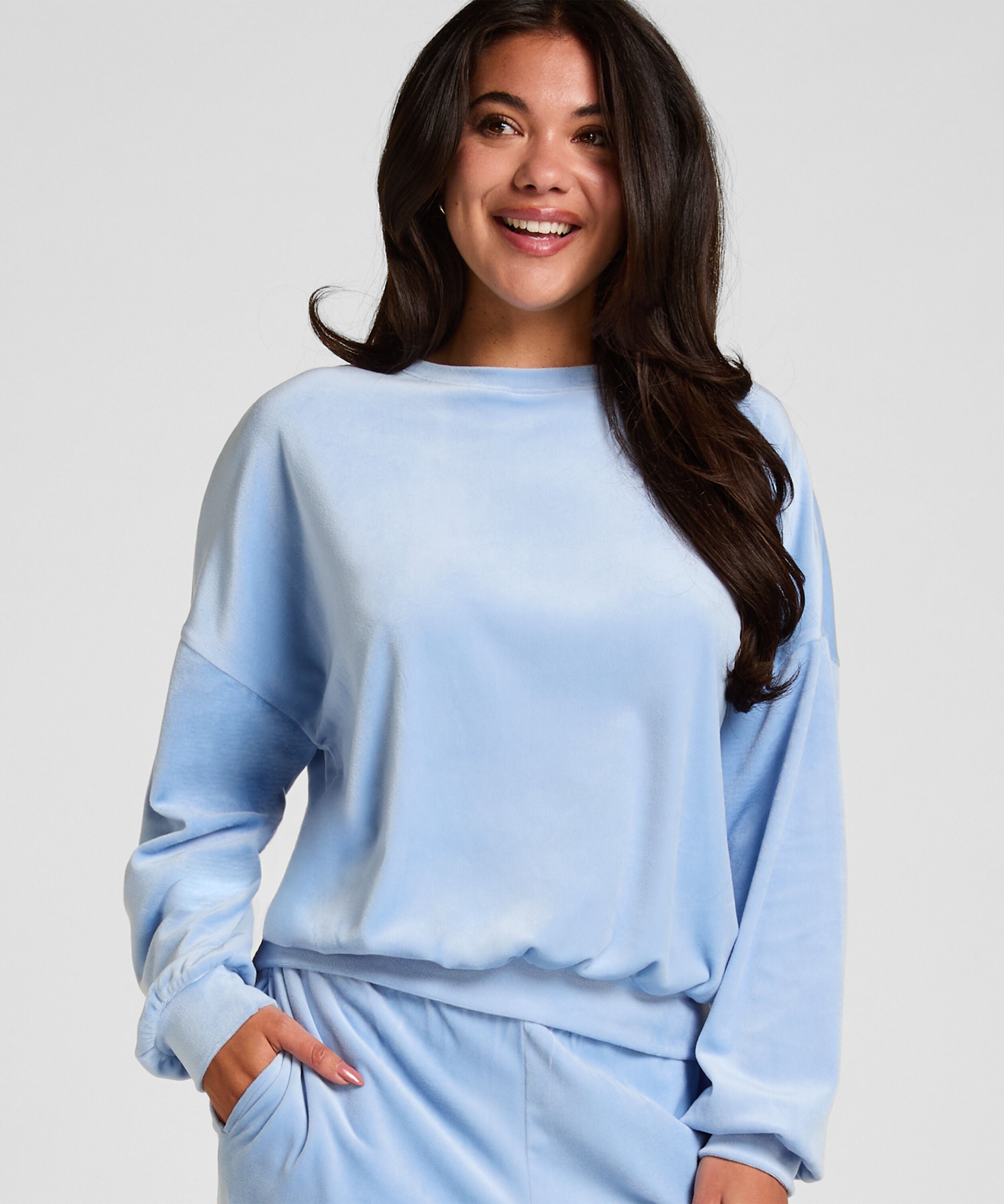 Velours Top, Blue