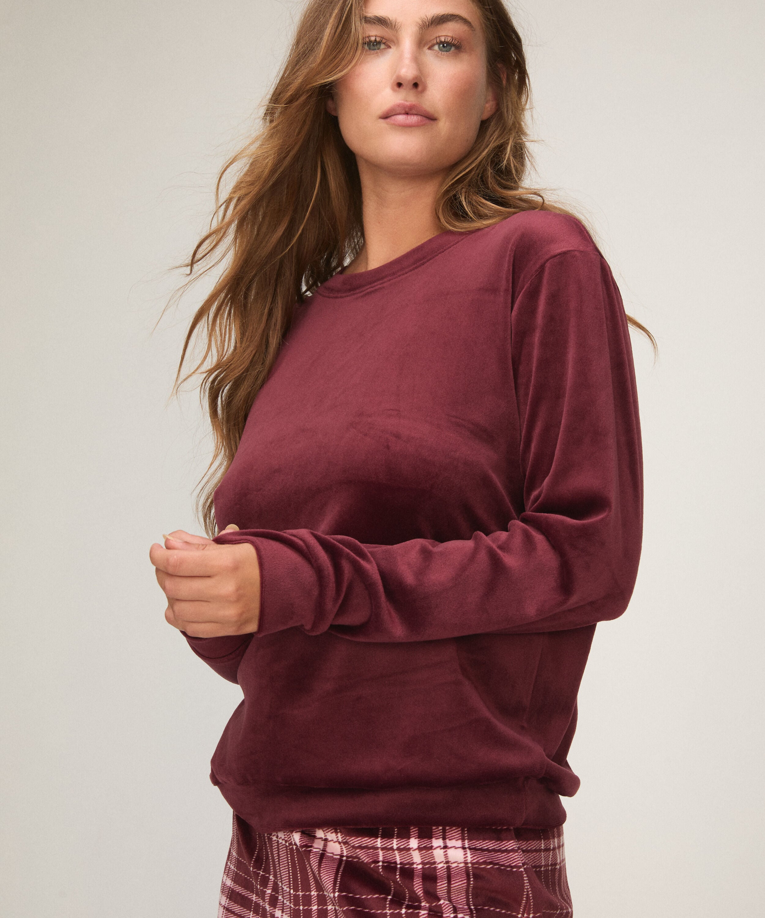 Pyjama Set Velours, Purple Pyjama Set Velours, Purple