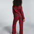 Twill pyjama set, Red