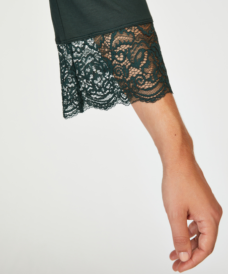 Vera Lace Kimono, Green