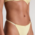 Pointelle Thong, Yellow