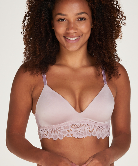Evey Padded Non-Underwired push-up Bra, Purple