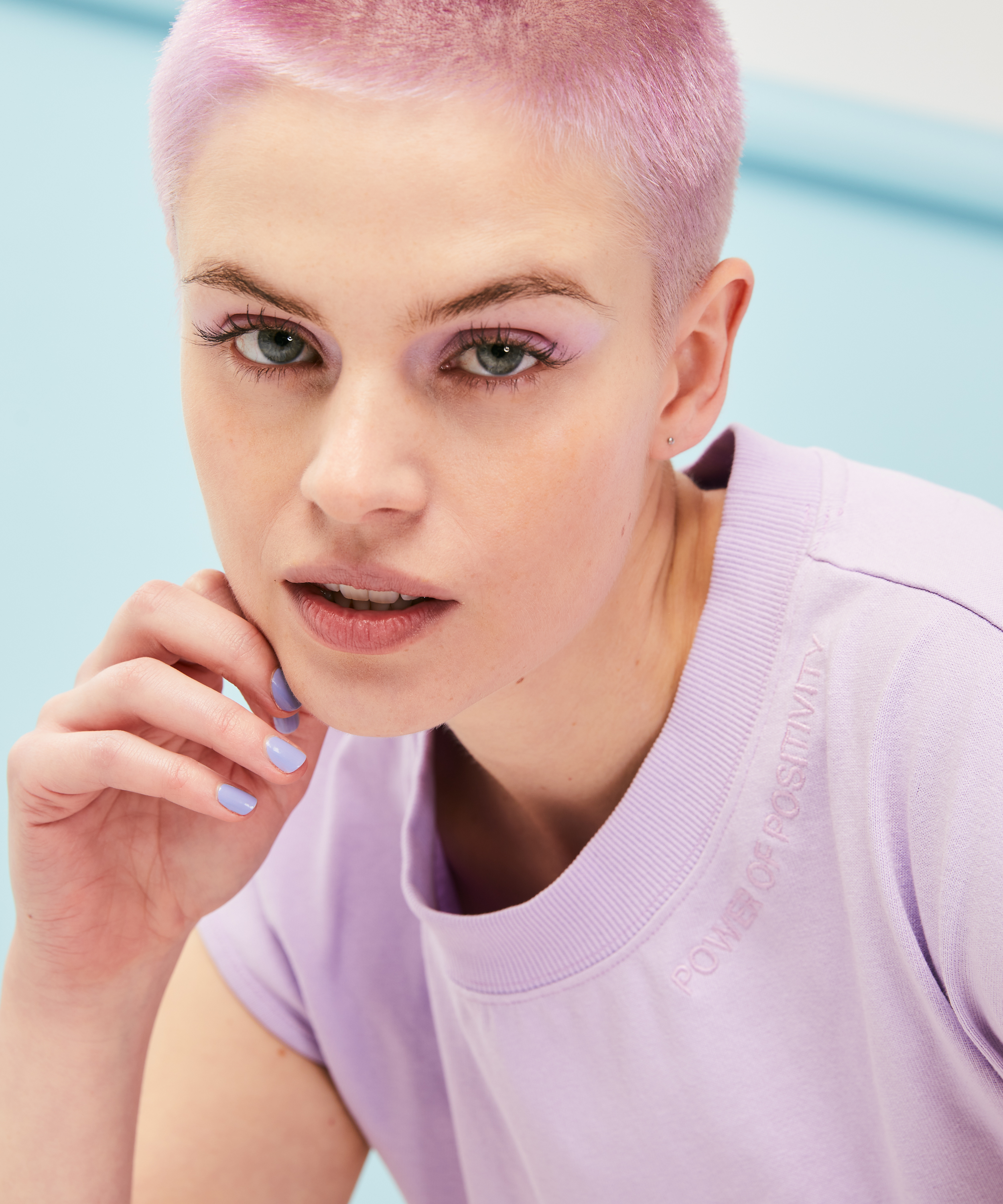 Spill The Tea T-shirt, Blue, main