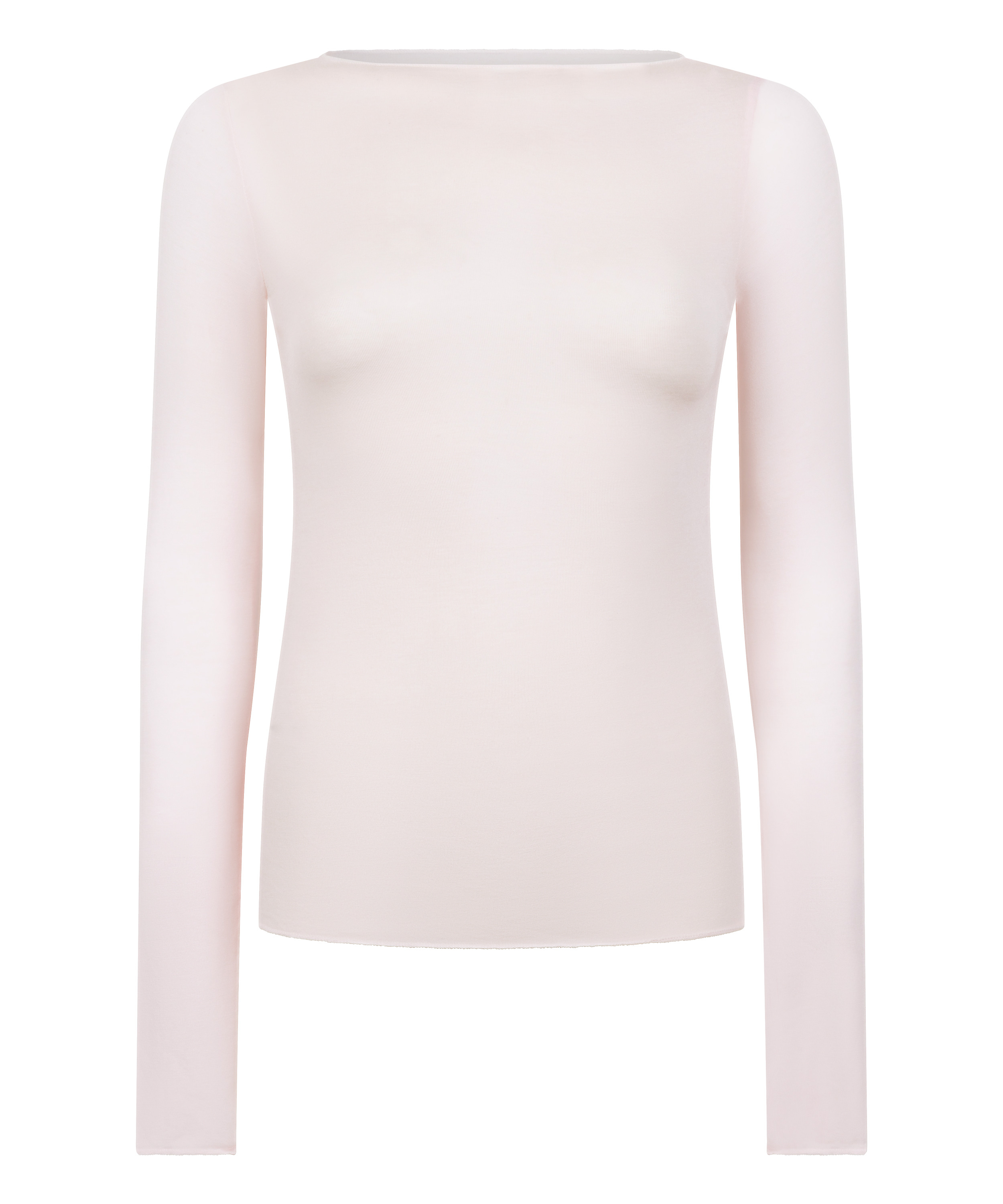 super soft Boatneck shirt with Cashmere, Pink, main