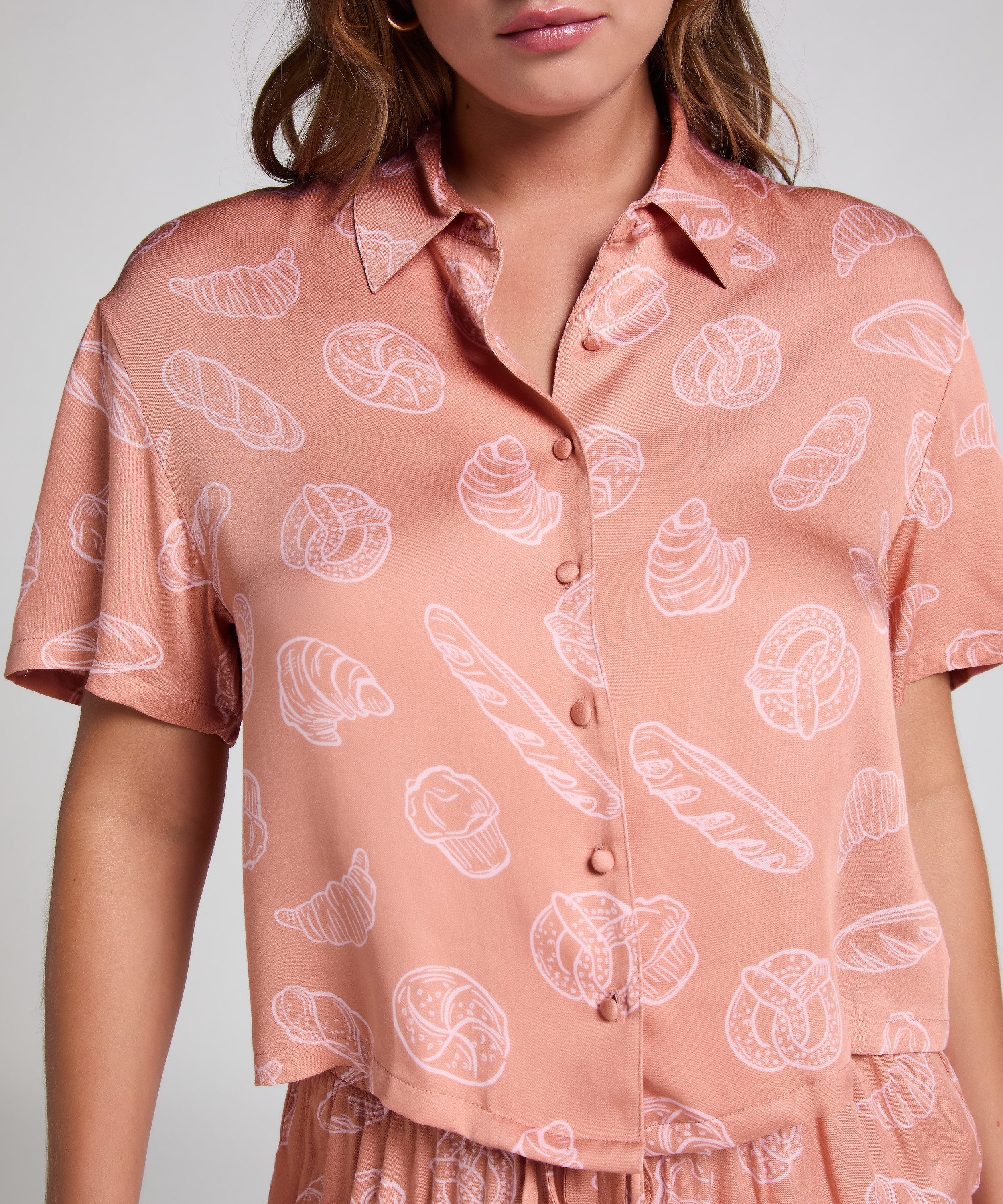 Springbreakers Pyjama Top, Beige, main