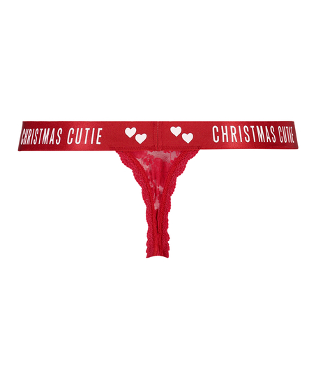 Dancer Thong, Red
