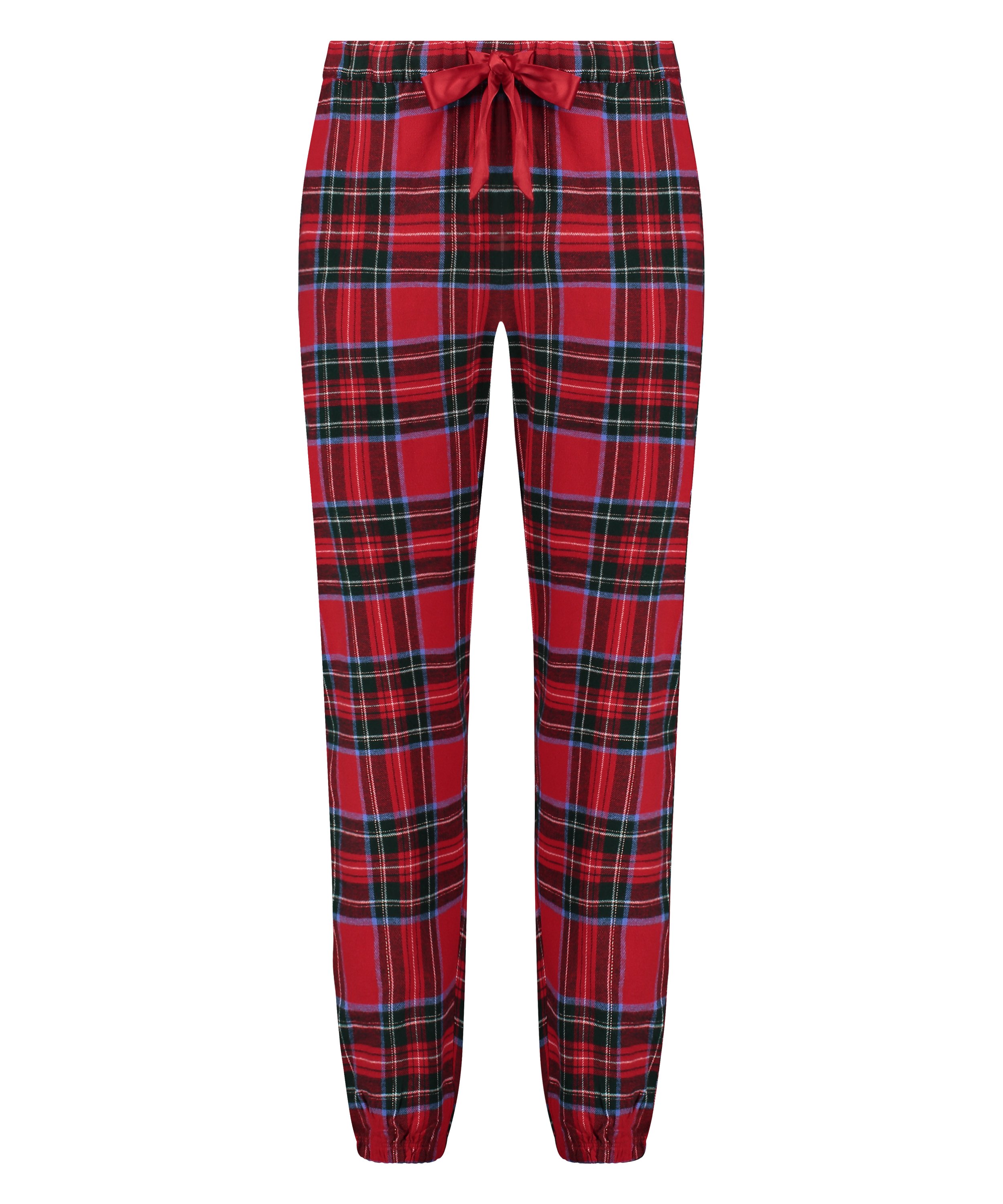 Flannel Pyjama Pants, Red, main