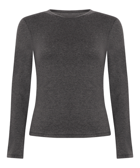 Longsleeved Shirt from Soft Cotton, Grey