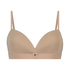 Padded Non-Wired Bra, Beige