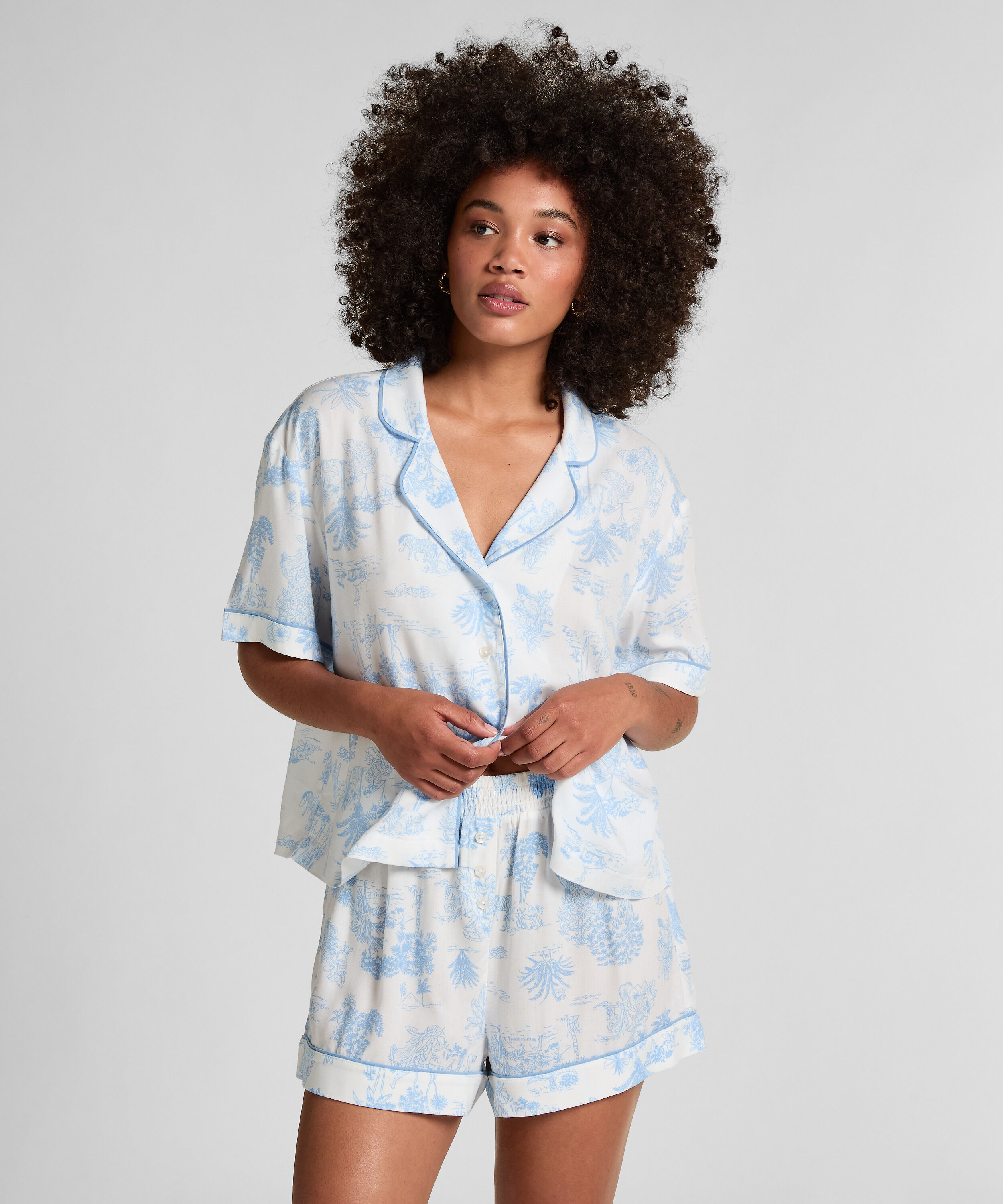 Short Woven, Blue Short Woven, Blue