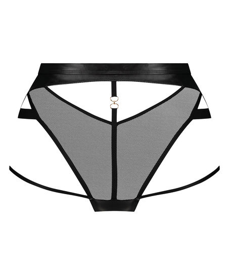 Faye high leg Brazilian, Black