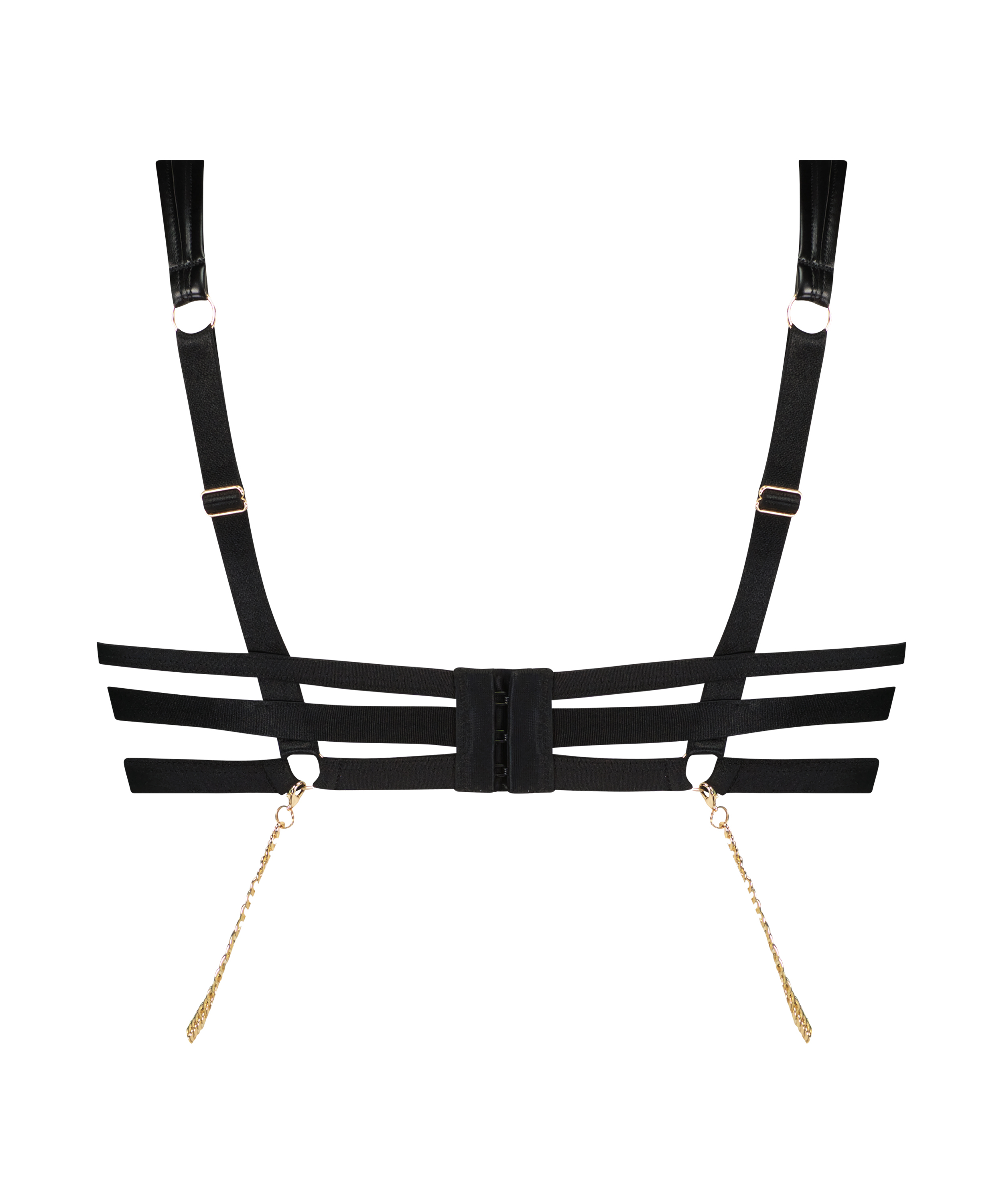 Domantrix Non-Padded Underwired Bra, Black, main