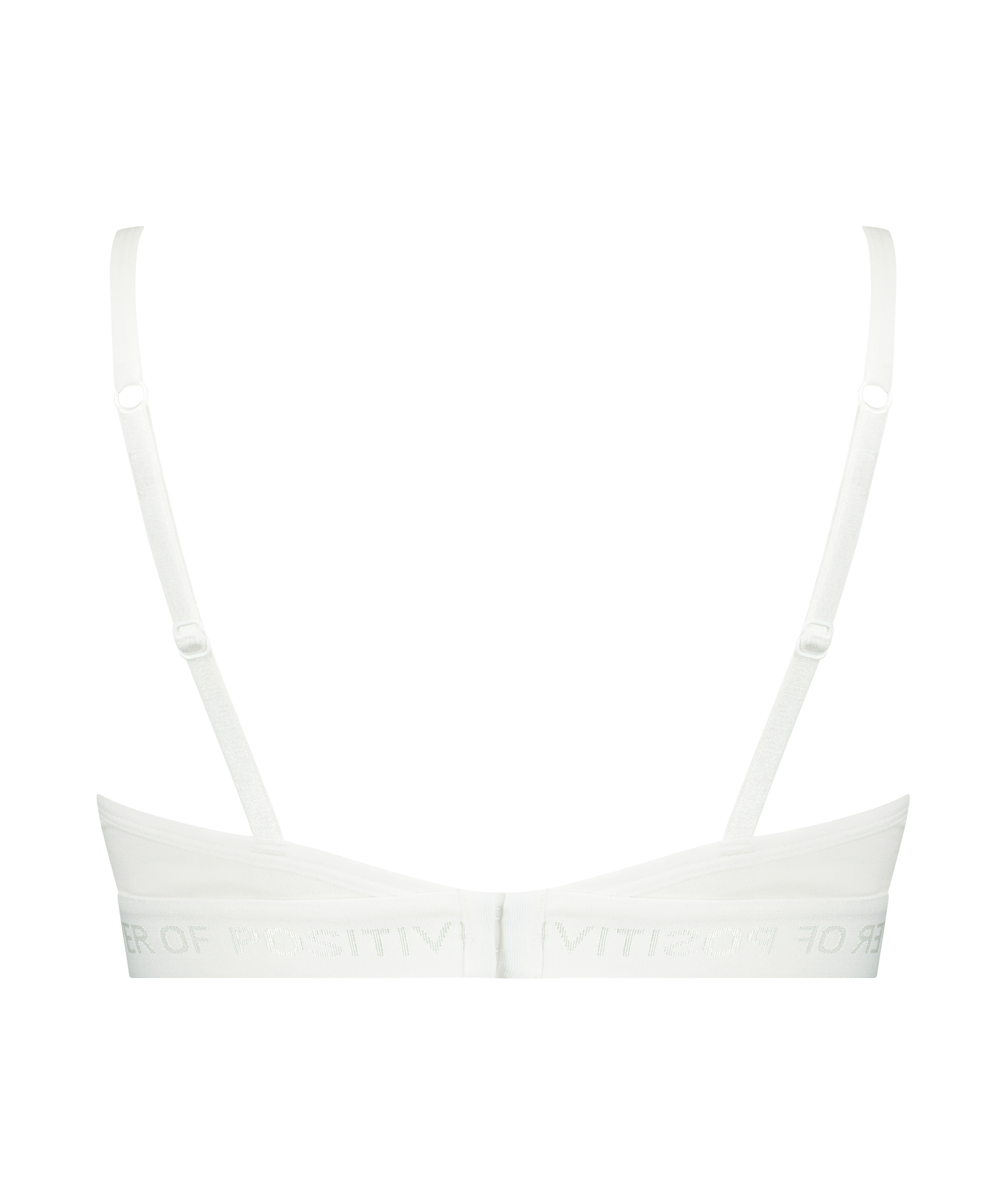 Cutie Triangle Bralette, White, main