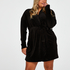 Velvet Bathrobe, Black
