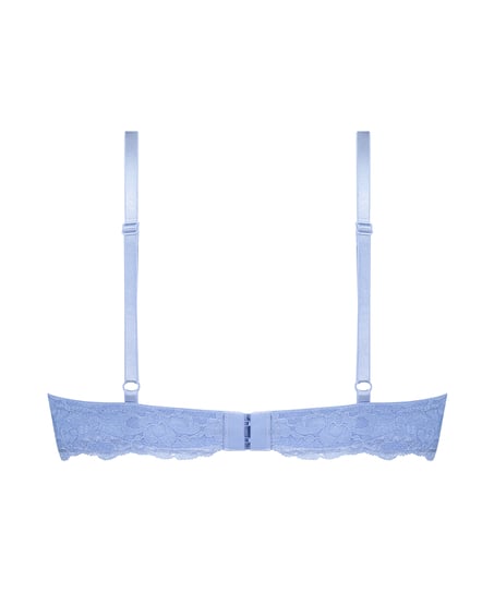 Marine Padded Underwired Bra, Blue